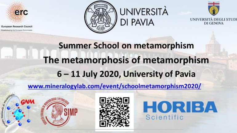 MoM 2020 Summer School “Metamorphosis of Metamorphism” 2020
