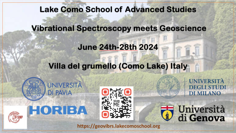 Lake Como School of Advanced Studies- Vibrational Spectroscopy meets Geoscience (GeoVibrS)